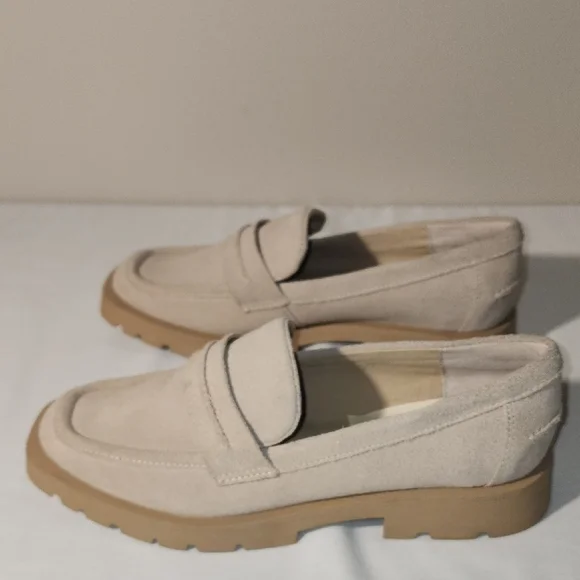 Dolce Vita Beige Loafers - Picture 6 of 8